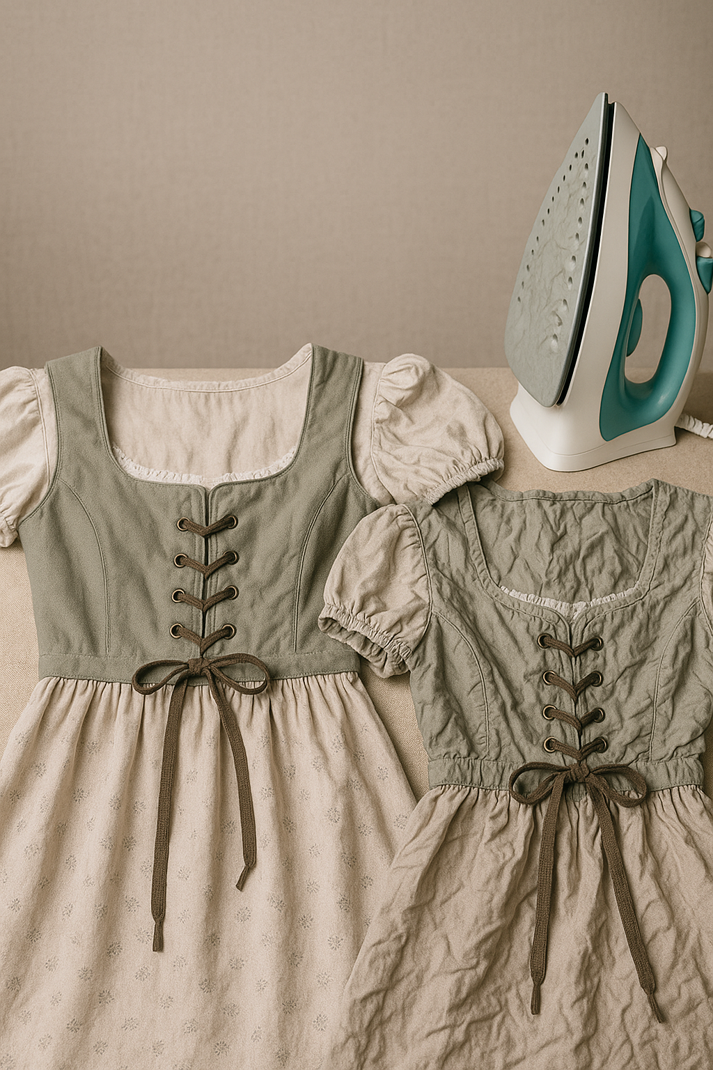 Ironing the dirndl