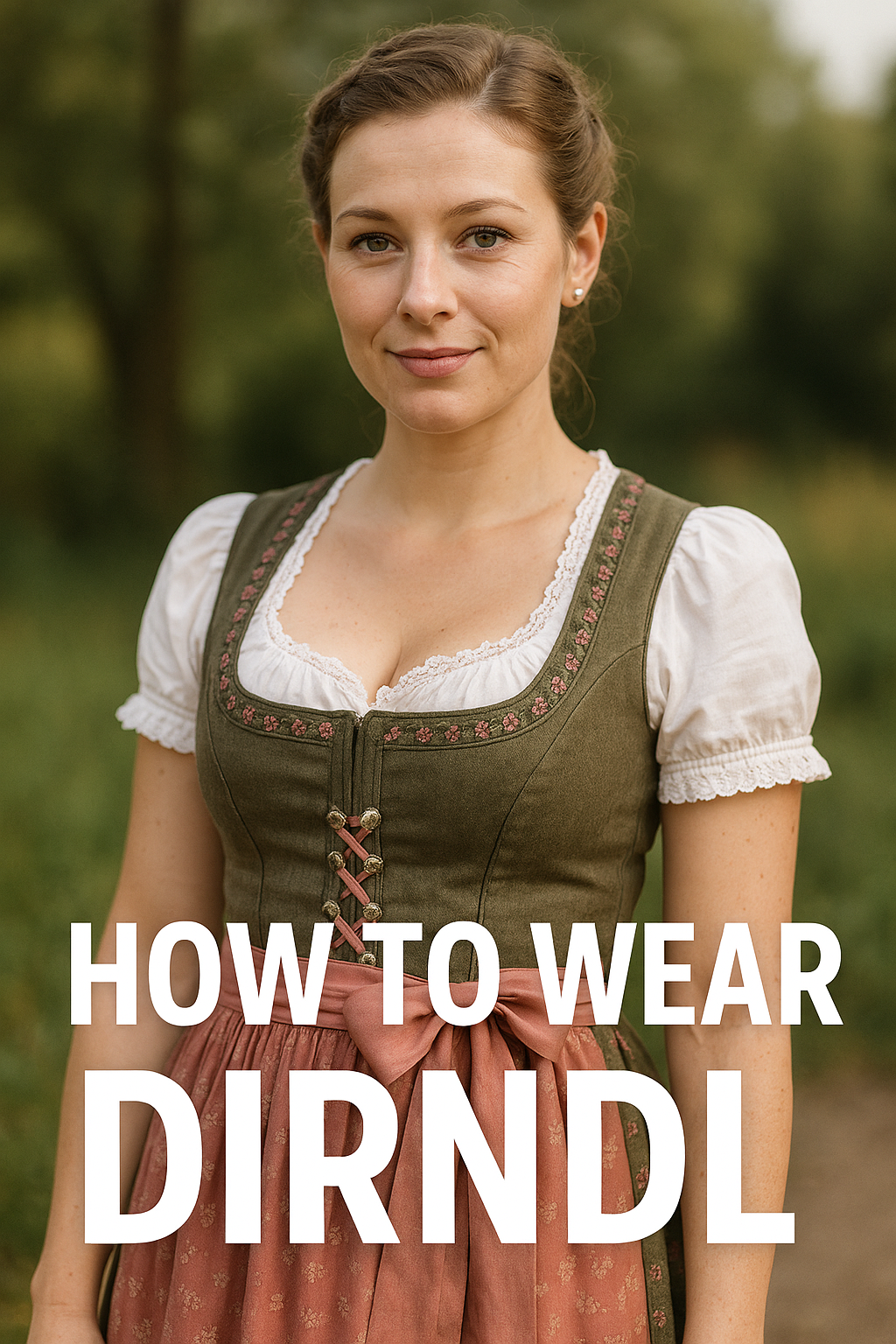 How to wear dirndl