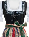 German Maxi Dirndl Long Anna Black
