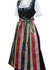 German Maxi Dirndl Long Anna Black