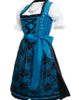 Classic Deep Blue Dirndl Dress