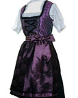 Deep Purple Vintage Dirndl Dress