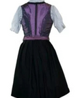 Deep Purple Vintage Dirndl Dress