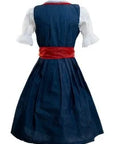 Red Heart Checkered Dirndl Dress