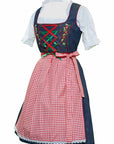 Blue 2 Way Apron Dirndl dress