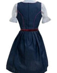 Hot Rosa Checkered Dirndl Dress