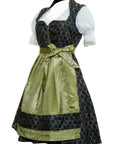 High Collar Bavarian Dirndl Dress