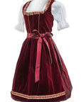 Premium Love Maroon Dirndl Dress
