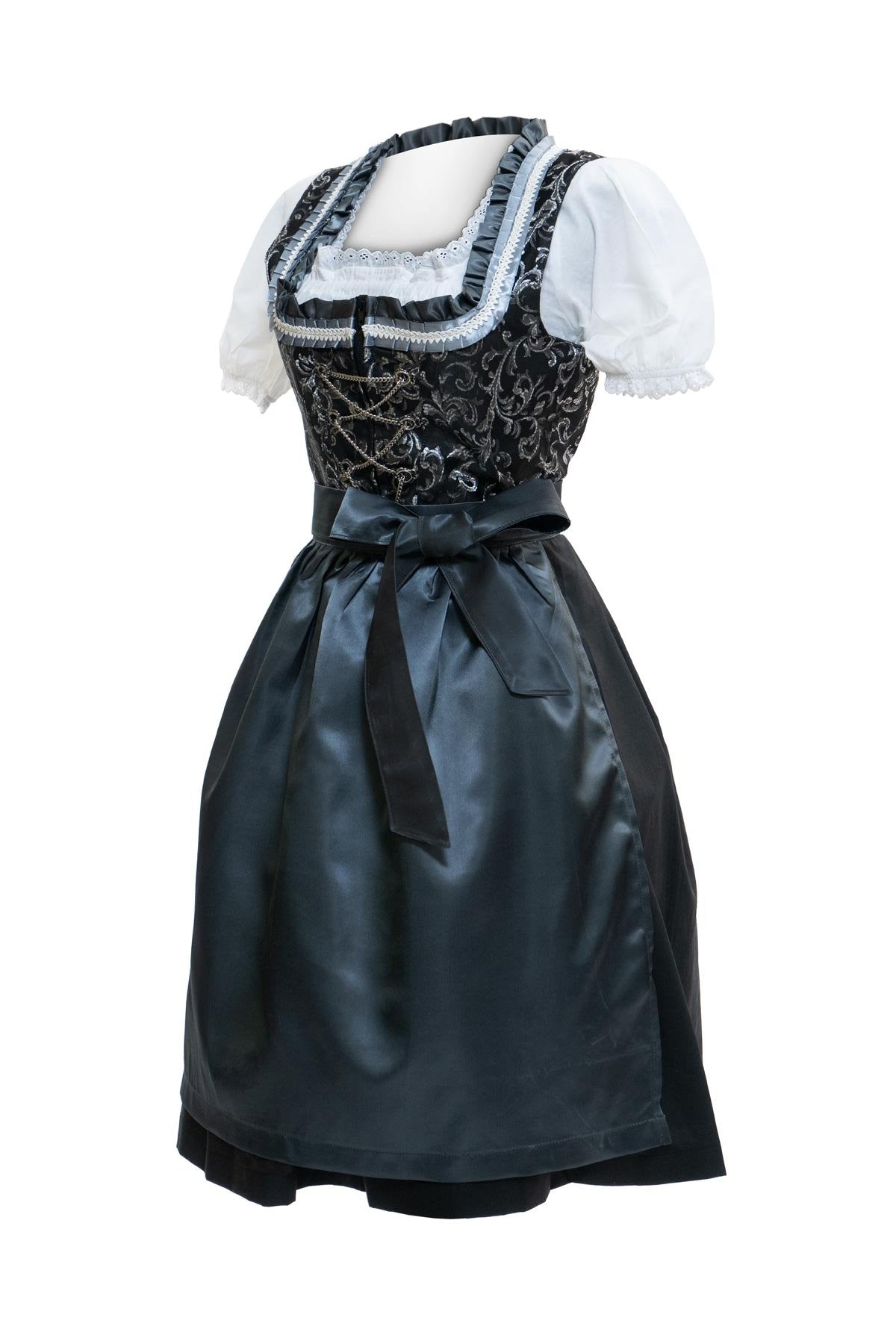 Authentic Bavarian midnight pearl dirndl