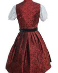 Lovely Red Bavarian Dirndl Dress