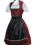 Lovely Red Bavarian Dirndl Dress