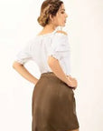 Bavarian Suede Lederhosen Skirt