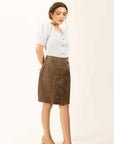 Crisp White Women's Oktoberfest Skirt