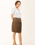 Crisp White Women's Oktoberfest Skirt