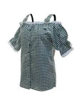 Green Checkered Women's Oktoberfest Shirt