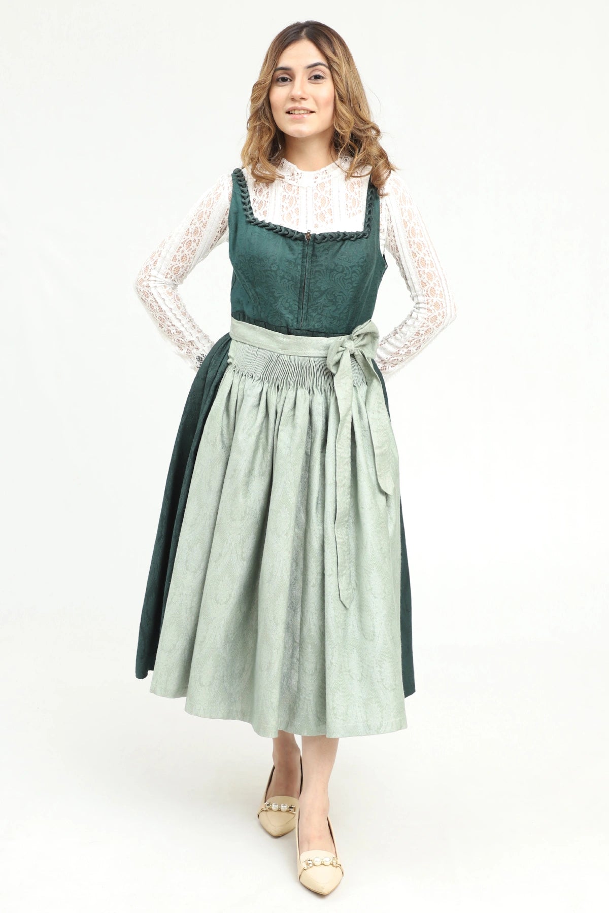 Green Vibes German Dirndl