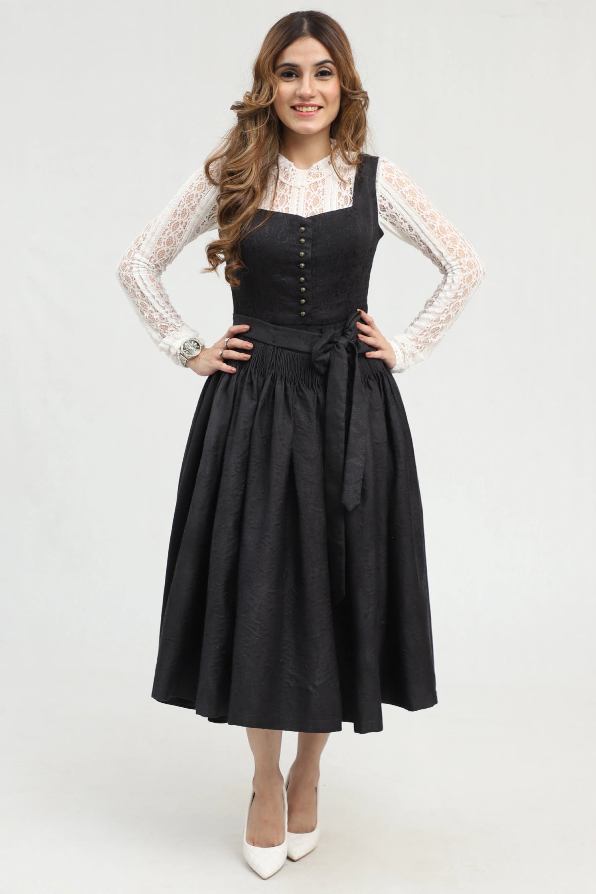 Black Night Dirndl Dress
