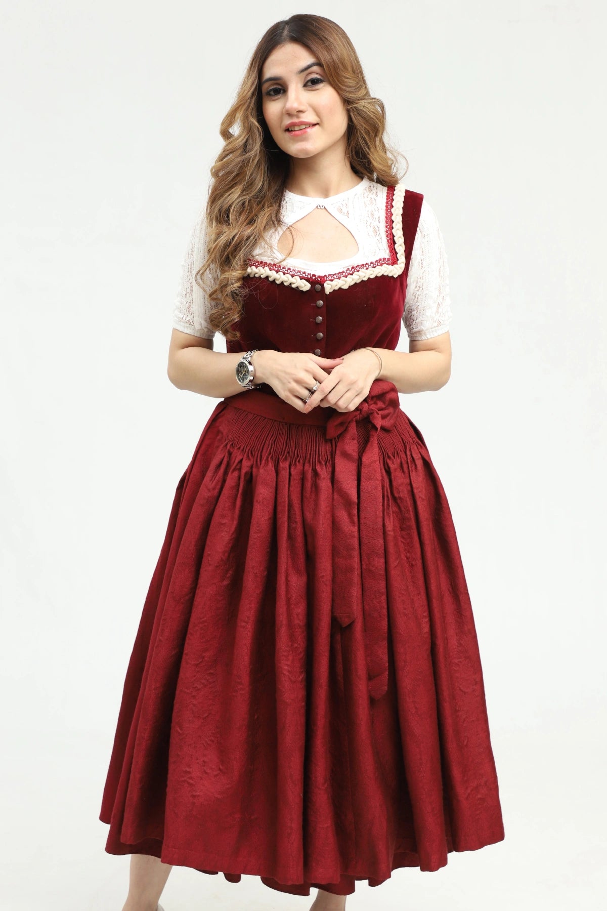 Red Wine Authentic Dirndl