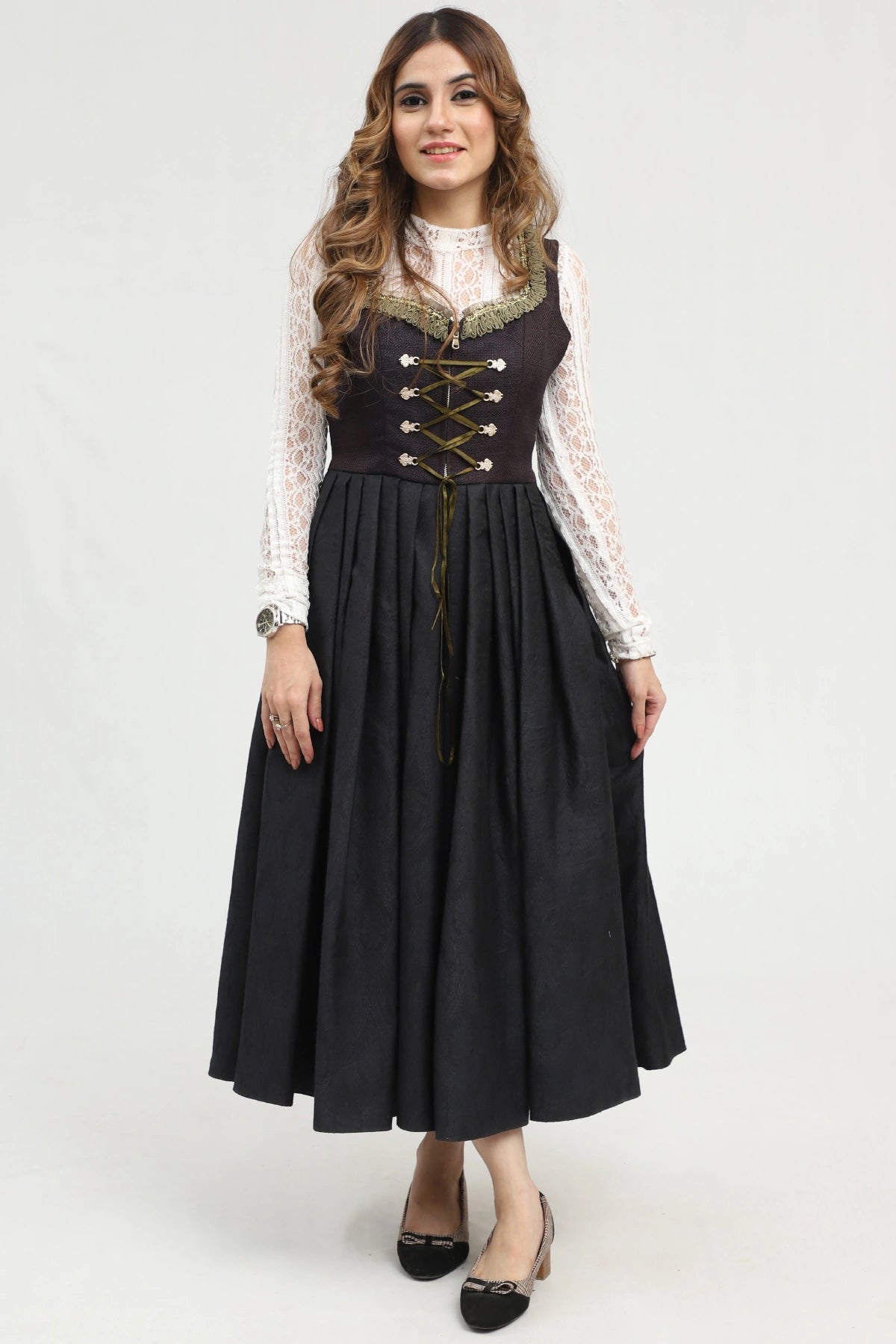Classic German Dirndl Forest Night