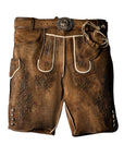 Authentic Brown Lederhosen with Modern Accents