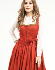 Dirndl Fiery Scarlet