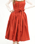 Dirndl Fiery Scarlet
