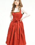 Dirndl Fiery Scarlet