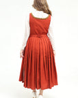 Dirndl Fiery Scarlet
