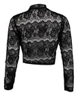 Black Festive Flair Stylish Dirndl Blouse