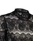 Black Festive Flair Stylish Dirndl Blouse