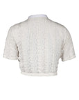 Fabulous White Dirndl Ribboned Blouse