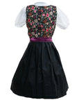 Black Floral Oktoberfest Dirndl