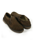Classic brown Bavarian Haferl shoes side lacing traditional footwear