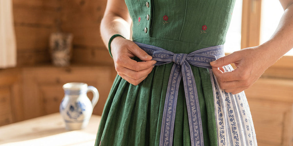 How to Tie a Dirndl Apron with Authentic Alpine Details