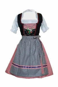 Vintage Dirndl Elsa Cherry Black