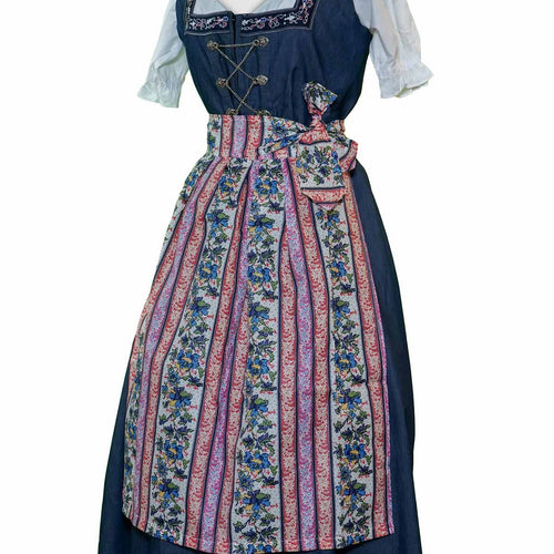 Cherry Red Maxi Dirndl Dress