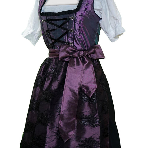Deep Purple Vintage Dirndl Dress