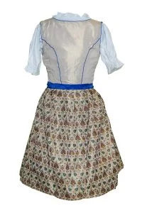 Blue Bavarian Dirndl Dress