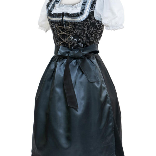 Midnight Pearl Bavarian Dirndl Dress