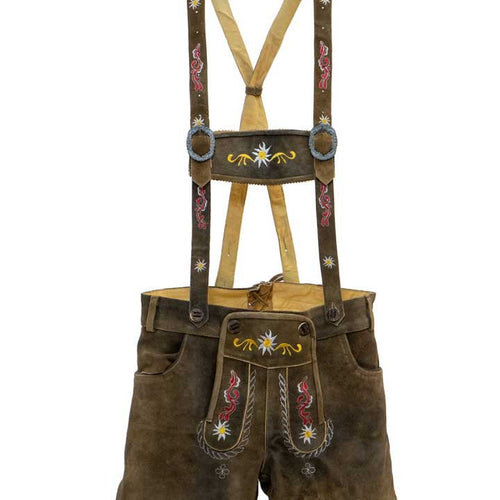 Gorgeous Female Lederhosen Chocolate Brown