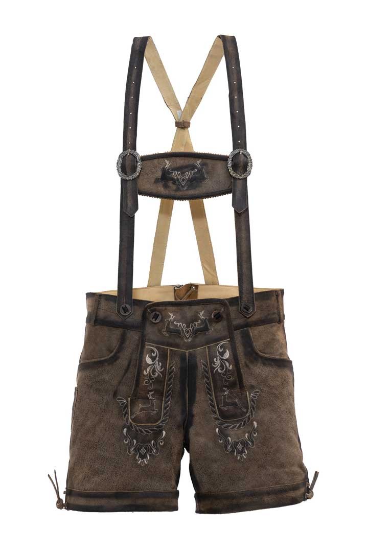 Dark Brown Female Lederhosen