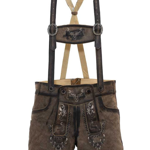 Dark Brown Female Lederhosen