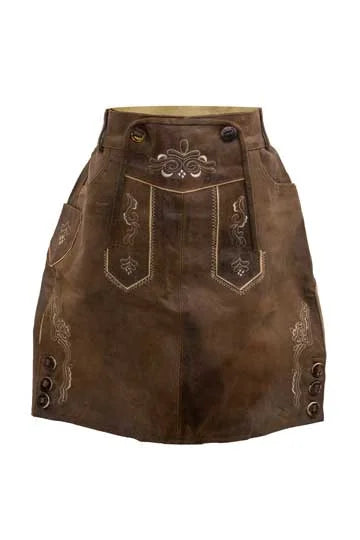 Modern Lederhosen Skirt for Women