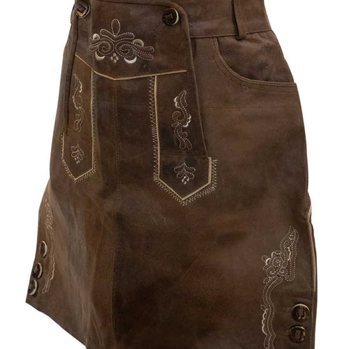 Modern Lederhosen Skirt for Women