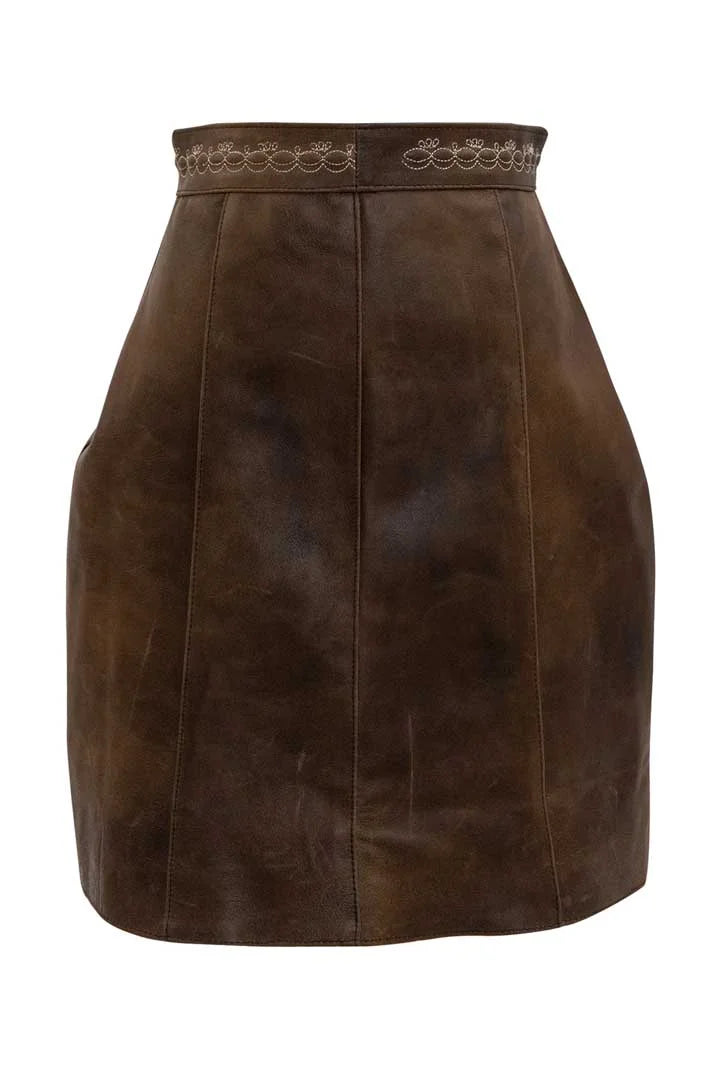 Modern Lederhosen Skirt for Women