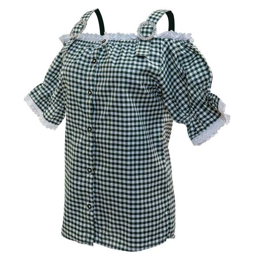 Green Checkered Women's Oktoberfest Shirt