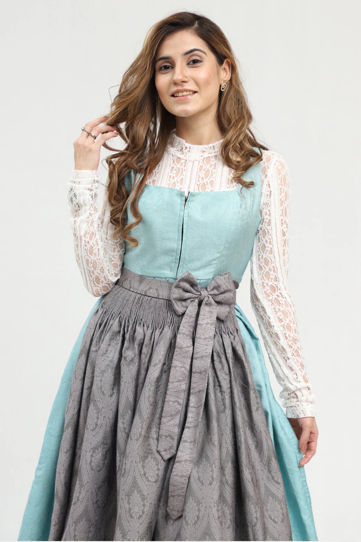 Dirndl Turquoise Whisper