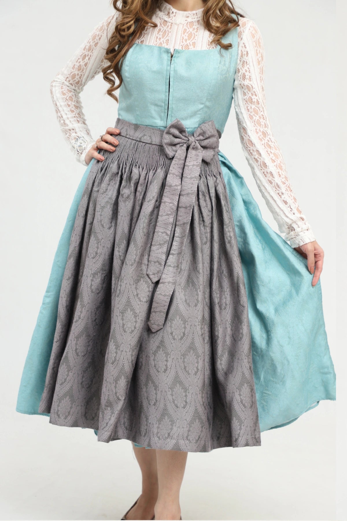 Dirndl Turquoise Whisper