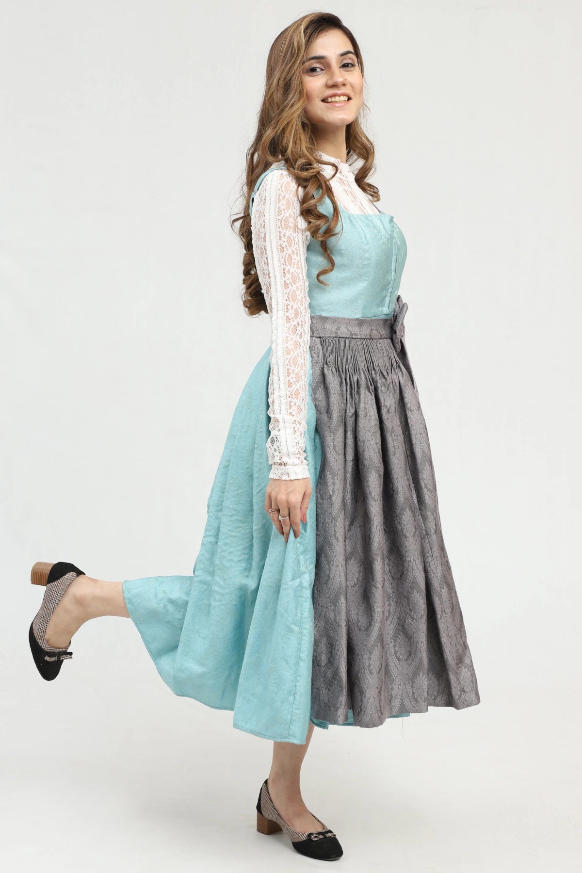 Dirndl Turquoise Whisper