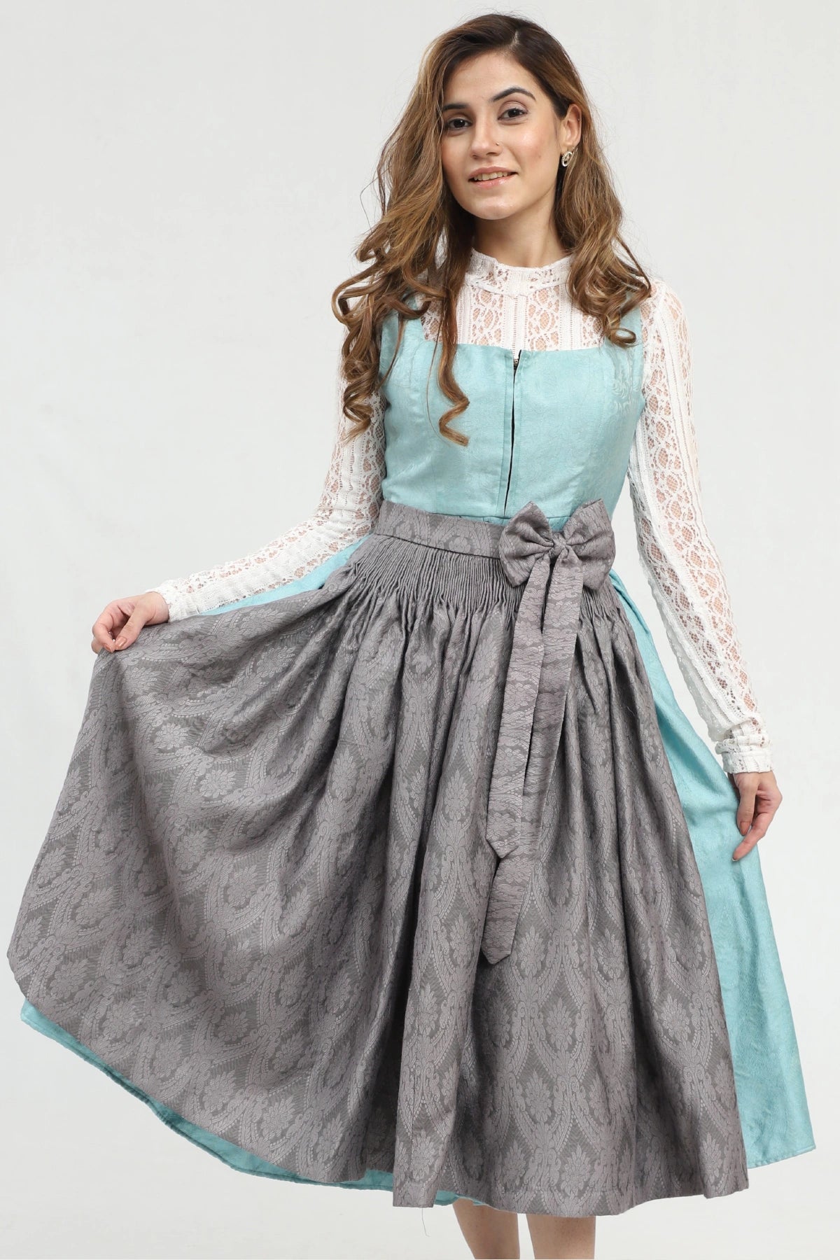 Dirndl Turquoise Whisper